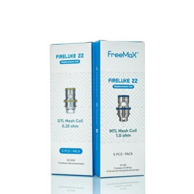 FreeMax Fireluke 22 Mesh Replacement Coil Pack of 5