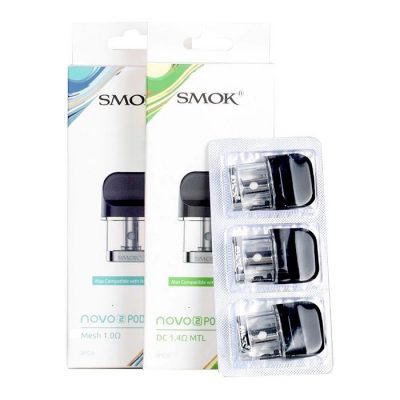 SMOK Novo 2 Refillable 2ML Replacement Pods Pack Of 3